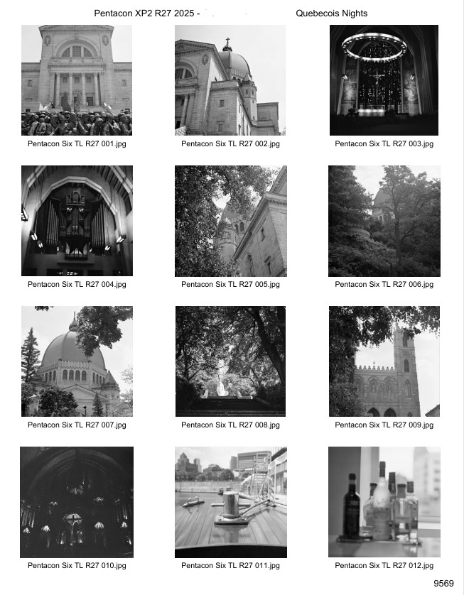 Contact Sheet Example