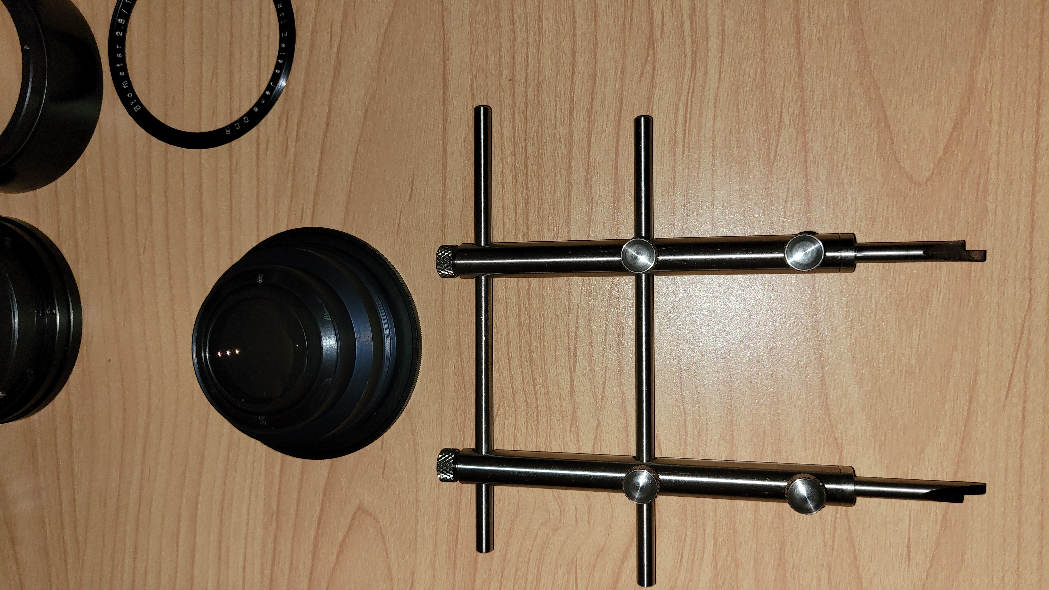 Front optical block with spanner slots visible before removal